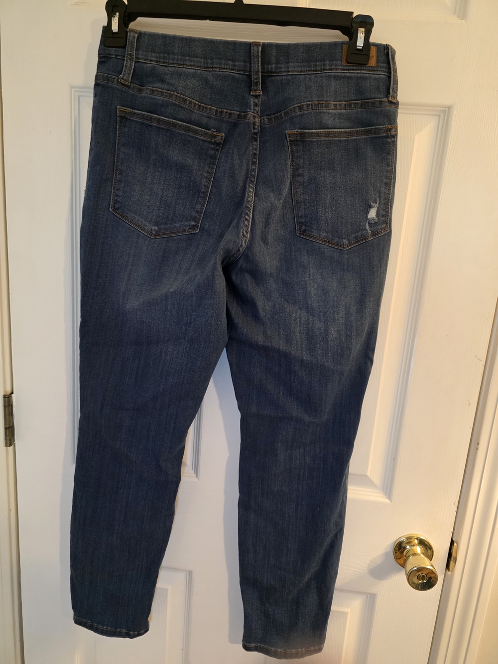 Judy Blue Mid-Dark Distressed Boyfriend Jeans - Picture 2 of 6